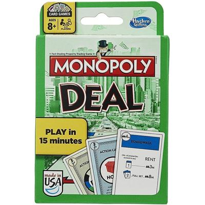 Jogo Hasbro Monopoly Deal Monopólio Deal jogo cartas jogo tabuleiro