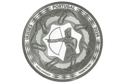 Moeda comemorativa 5€ 5 euros Ulisses — Heróis e Criaturas da Mitologia 2024 NOVA