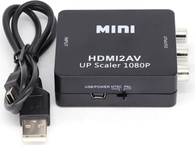 Conversor HDMI para RCA AV HDMI2AV televisão consola