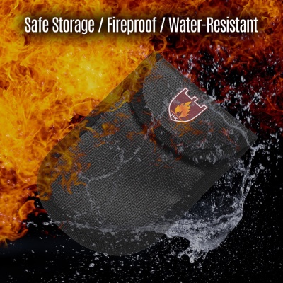 Bolsa ANTI FOGO Armazenamento dinheiro documentos segurança