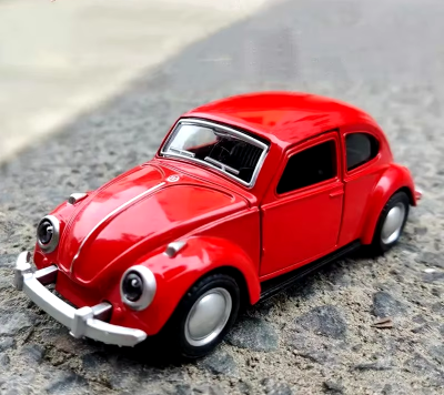 Carro Volkswagen Carocha miniatura 1/36 exposição brincar criança adulto