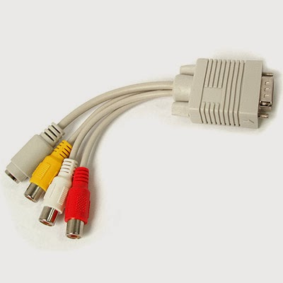 Adaptador VGA para S Video e 3 RCA