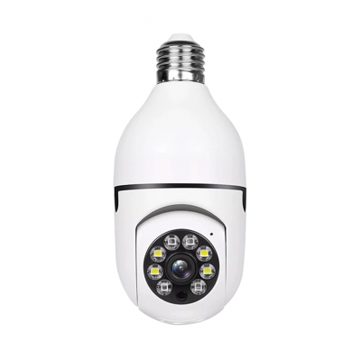 Camara vigilância vídeo nocturno LED WIFI SD Infravermelhos ligação de lâmpada e27