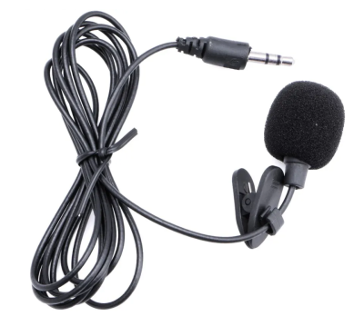 Microfone mini jack 3.5mm Mãos Livres portatil para telemovel smartphone carro mota computador