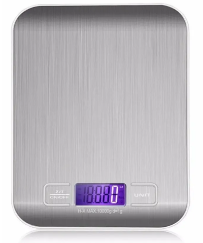 Balança eletrónica precisão até 10kg 1g metal Led display cozinha