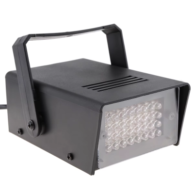 Projector strob flash LED branco para festas discotecas passagem de ano