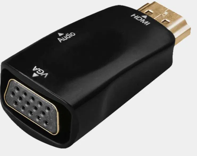 Adaptador conversor HDMI para VGA NOVO com Audio