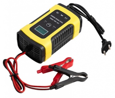 Carregador bateria 12V 6A Carro autocaravana moto LCD