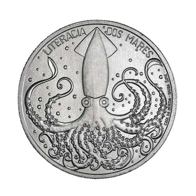 Moeda comemorativa 7.5€ Literacia dos mares 2023 7.5 Euros Baiba Šime