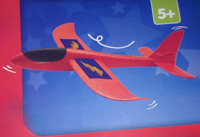 Avião Planador EVA Grande Crianças Brinquedo Lançador de Voos Longos Leve Seguro e Divertido Exterior Presentes e Atividades em Família