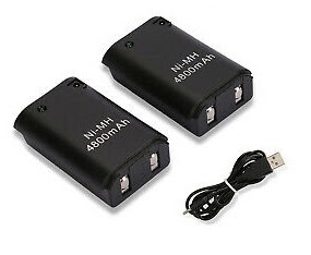 Bateria substituição comandos XBOX 360 USB