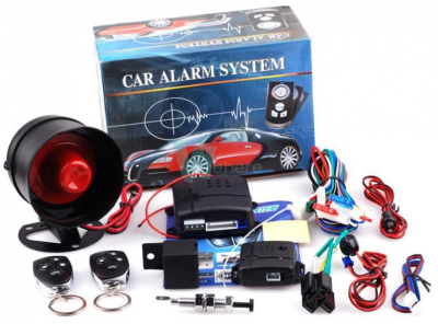 Kit sistema alarme universal para carros carrinha caravana