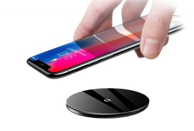 Carregador telemovel smartphone QI wireless sem fios 10w