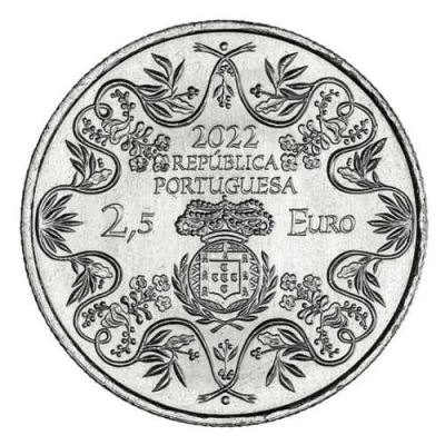 Moeda comemorativa 200 anos constituição 1822 2.5 Euros 2.5€ 2022