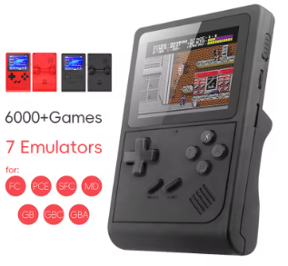 Consola Retro Portátil com 6000+ Jogos Clássicos 7 Emuladores Integrados