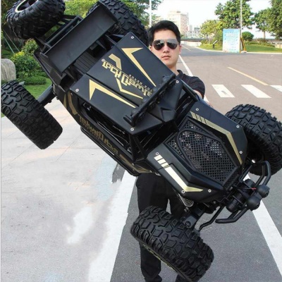 Carro telecomandado GIGANTE 1:8 50cm Buggy Jipe todo terreno TT 4X4 LED