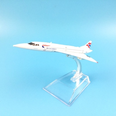 Modelo Miniatura Avião Concorde companhia aérea British Airways