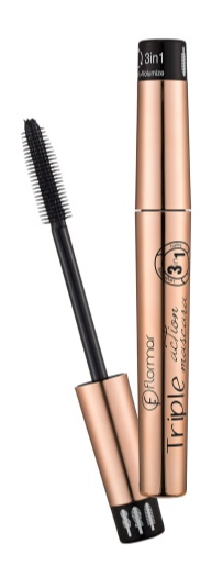 FLORMAR TRIPLE ACTION MASCARA 3 em 1