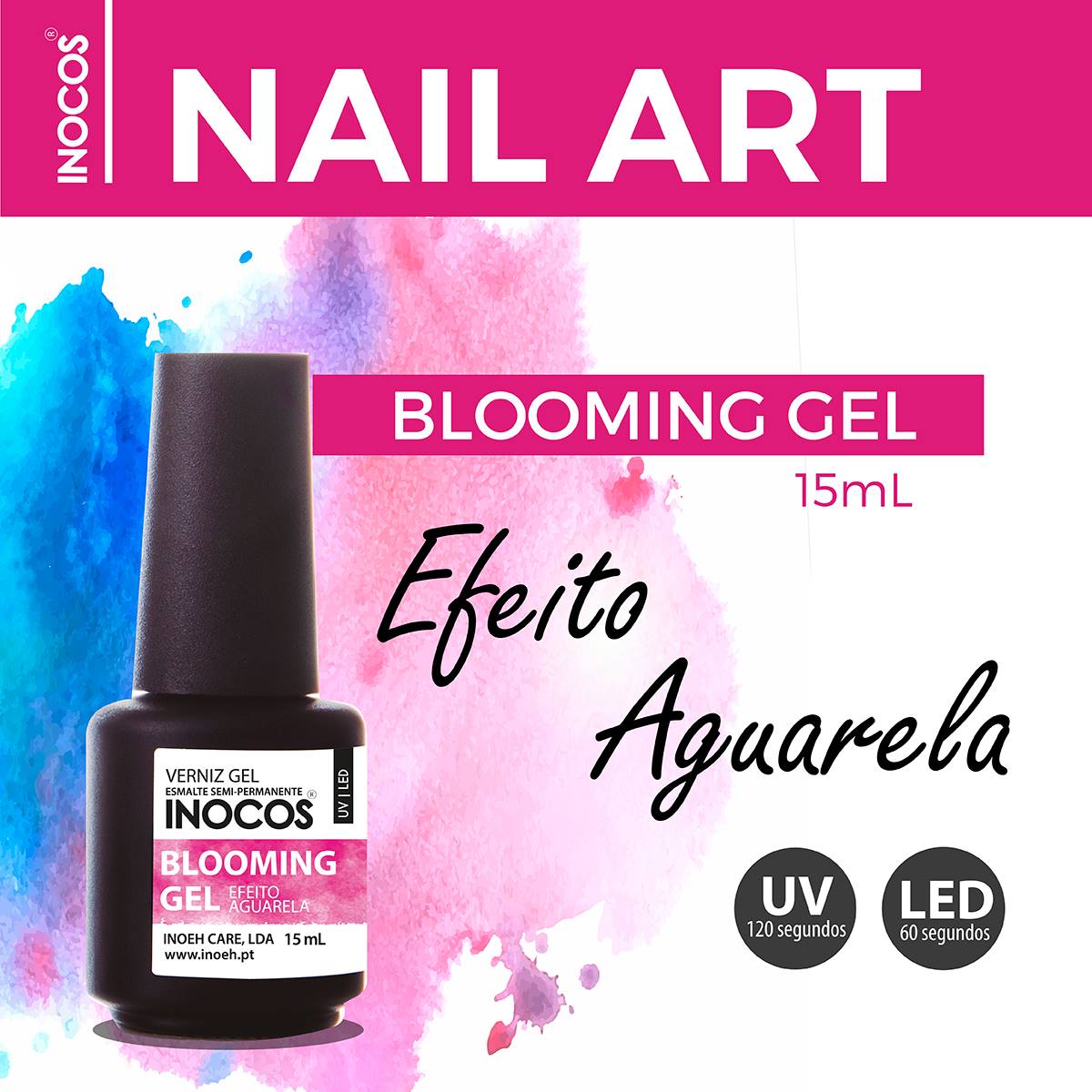 Blooming Gel Inocos Efeito Aguarela Loja Crazy For...