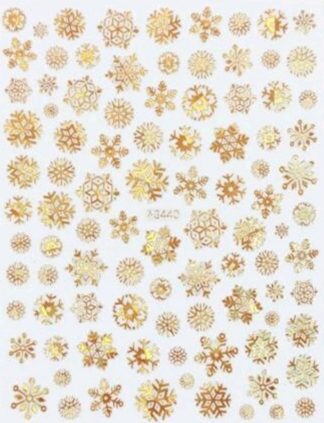 Autocolantes de Natal - WG440 Gold