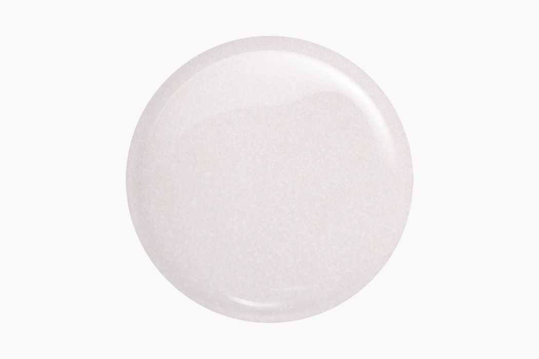 Gota de verniz perolado branco brilhante