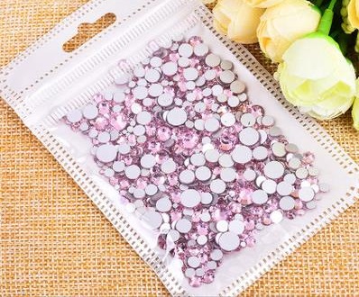 Cristais Pink - Mix tamanhos