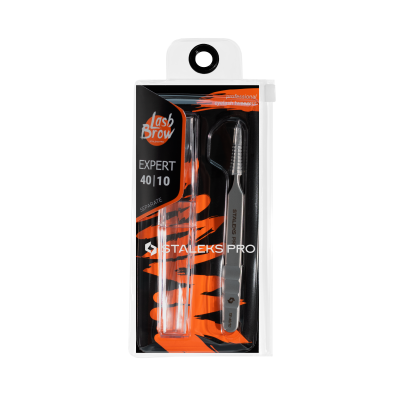 Pinça Profissional para Pestanas STALEKS EXPERT 40 TYPE 10