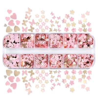 Caixa Confettis Mix Rosa