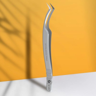 Pinça Profissional Para Pestanas EXPERT 45 TYPE 2 (Em Forma De L, 40')