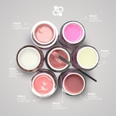 Acrygel Combi Purple - Beige Shimmer