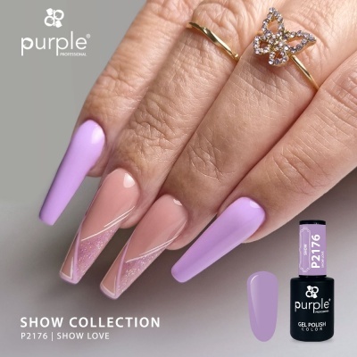 Verniz Gel PURPLE P2176 – Show Love