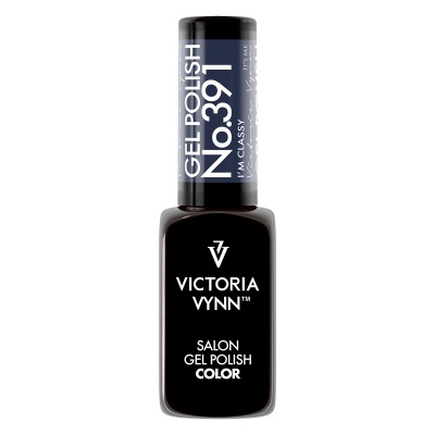 Frasco de verniz de gel preto Victoria Vynn No.39