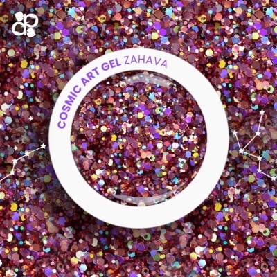 Cosmic Art Gel PURPLE P965 - Zahava