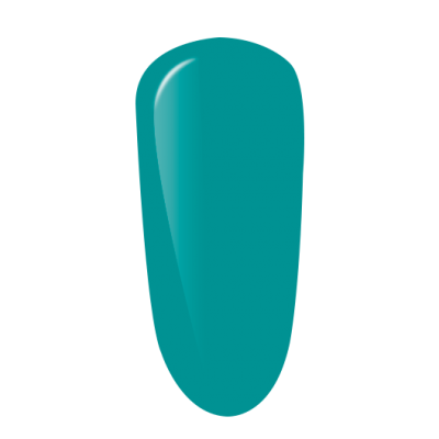 Amostra de verniz de unha verde água brilhante