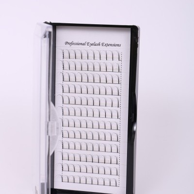 Estojo aberto com extensões de pestanas profissionais