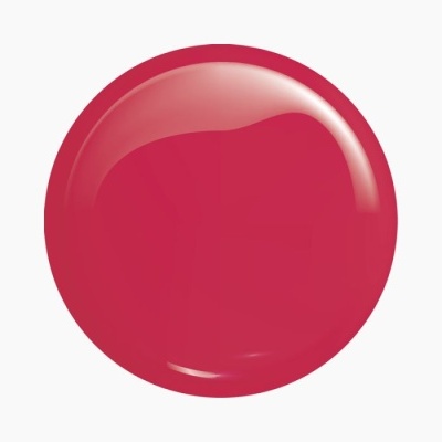 Pincelada circular vermelha brilhante