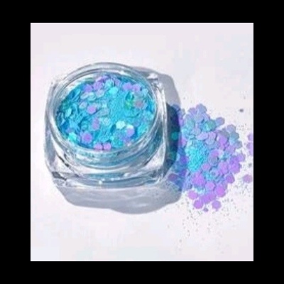 Glitter Mix Big Hexagon Pastel