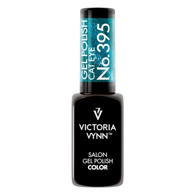 Frasco verniz gel unhas Victoria VYNN preto azul