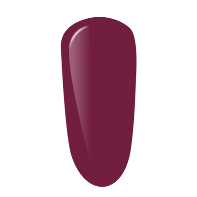 Mostruário de verniz de unha vinho escuro brilhante