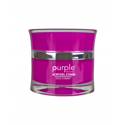 Acrygel Combi Purple - Beige Shimmer