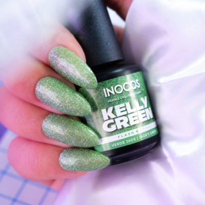 Verniz Gel Inocos - Kelly Green (339)