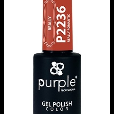 Verniz gel para unhas Purple Professional cor vermelho escuro código P2236 REALLY REALLY ROMANTIC