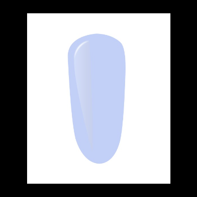 Amostra de verniz azul claro brilhante