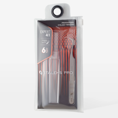 Pinça de Pestanas Profissional STALEKS EXPERT 41 TYPE 6