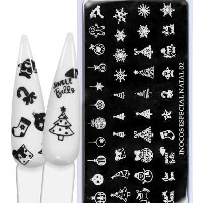 Placa de Carimbo Inocos - Natal 2