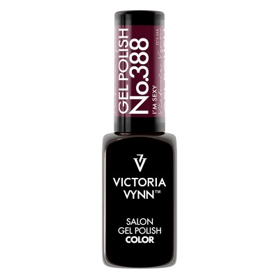 Frasco de verniz de gel preto Victoria Vynn