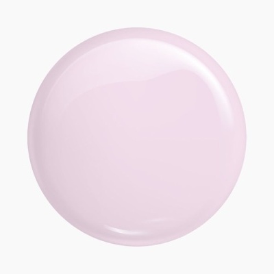 Gota redonda rosa claro brilhante sobre fundo branco