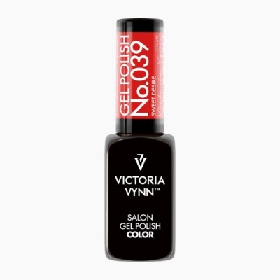 Frasco de verniz gel para unhas Victoria Vynn cor vermelha No.039