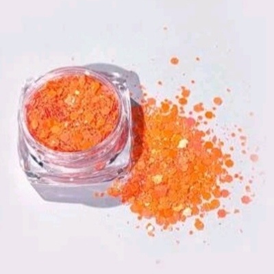 Glitter Mix Big Hexagon Pastel