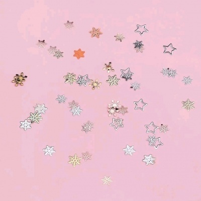 Caixa Flocos de Neve/Estrelas Mix